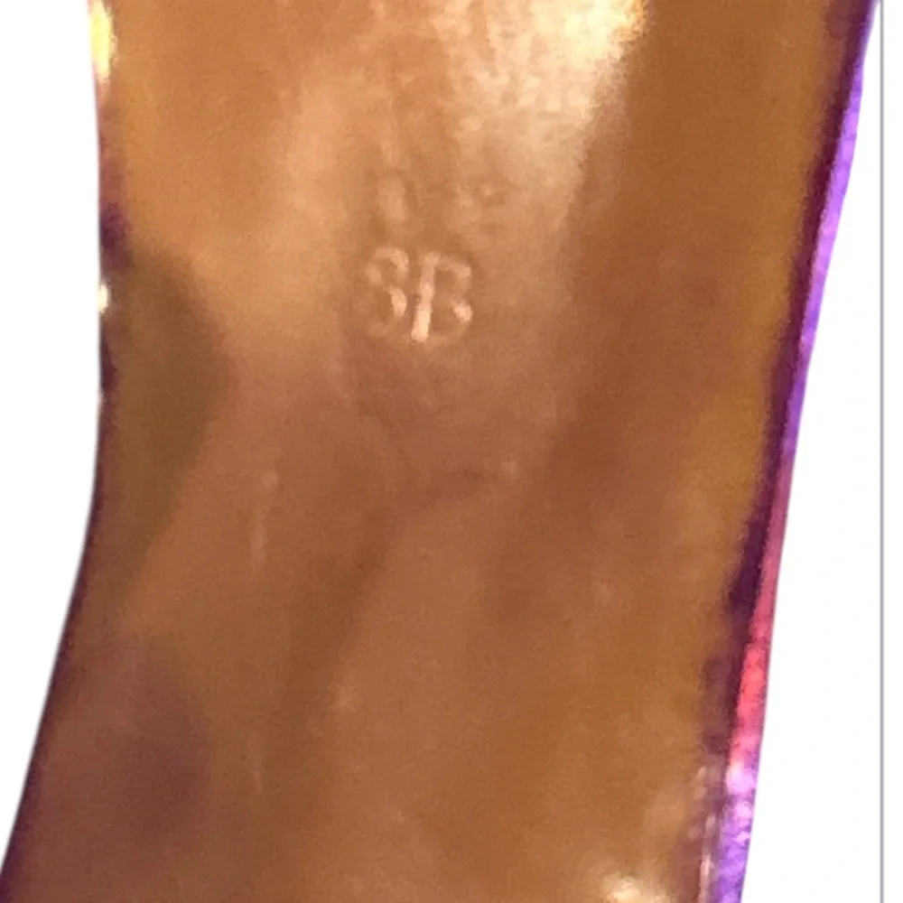 Ralph Lauren Purple Women's Heels Still in‎ Great Condition, Size 8. - Picture 7 of 7